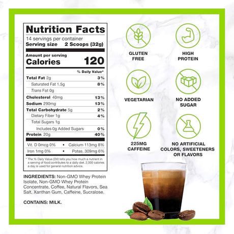 Chike Triple Shot Espresso & Cream Protein Iced Coffee Ingredients