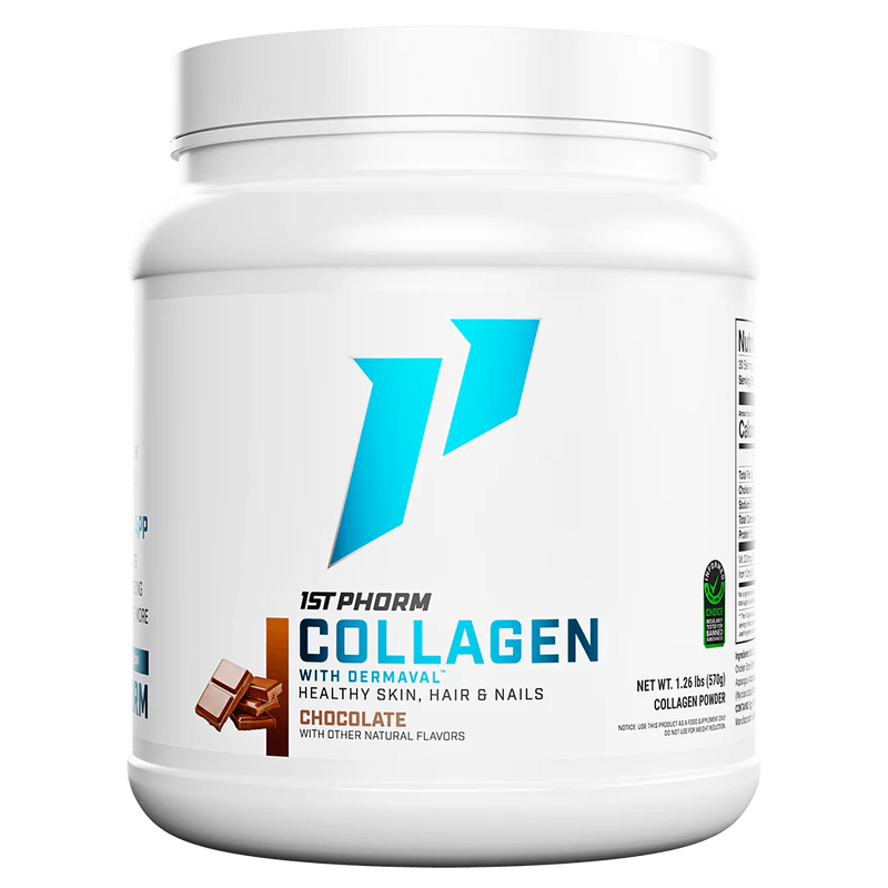 1st Phorm Hydrolyzed Collagen Peptides Powder Chocolate