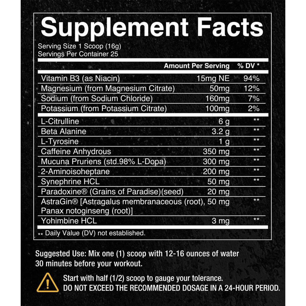 Condemned Labz Convict NEW Pre-Workout – High-Intensity Energy & Focus