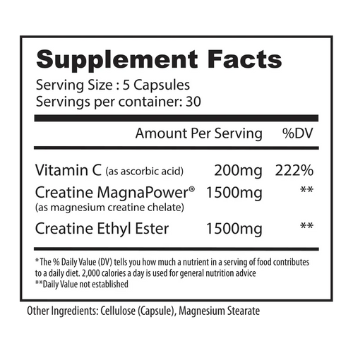 Alpha CRE X2 Creatine Pills by Alpha Supps