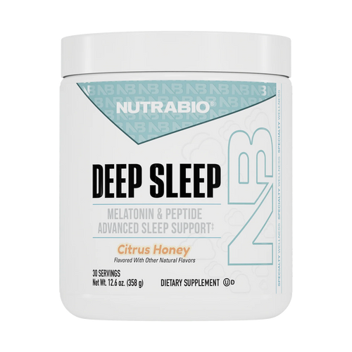 NutraBio Deep Sleep magnesium and melatonin sleep powder – Citrus Honey flavor
