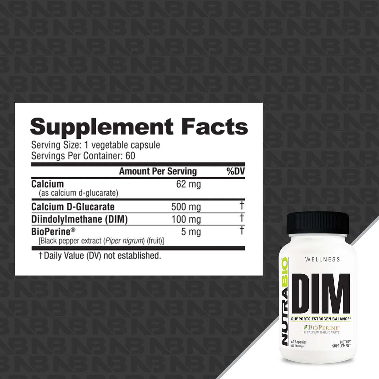 DIM with Calcium D-Glucarate by Nutra Bio