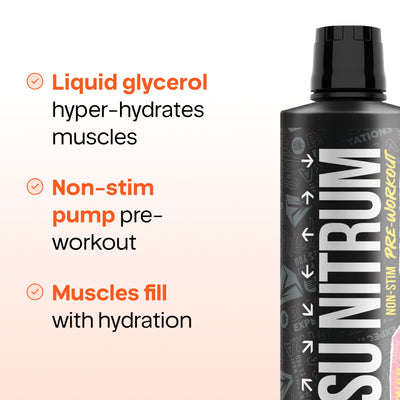 FSU NITRUM : Non-Stim Pre-Workout & Liquid Glycerol Pump