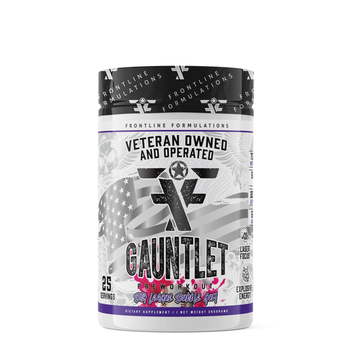 Frontline Formulations Gauntlet Pre-Workout Powder | Energy & Focus Support