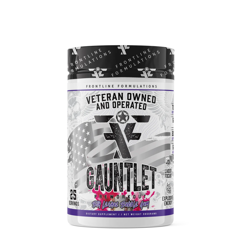 Frontline Formulations Gauntlet Pre-Workout Powder | Energy & Focus Support