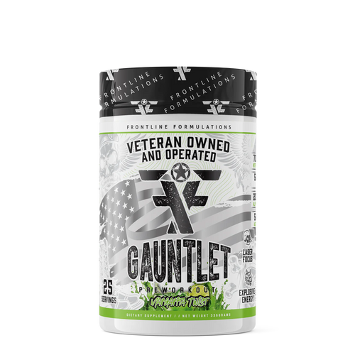 Frontline Formulations Gauntlet Pre-Workout Powder | Energy & Focus Support