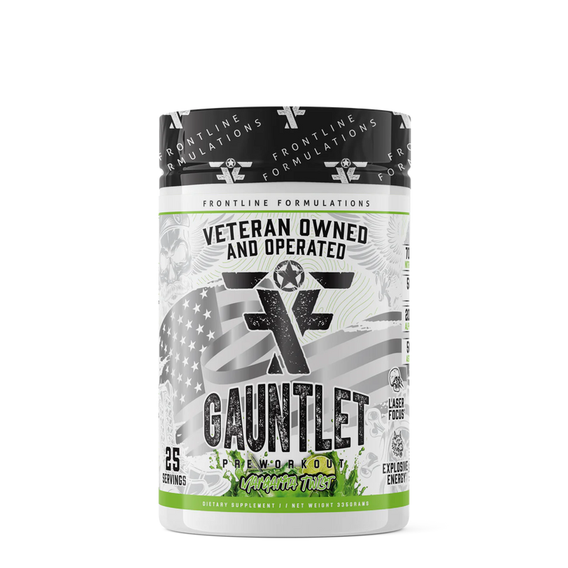 Frontline Formulations Gauntlet Pre-Workout Powder | Energy & Focus Support