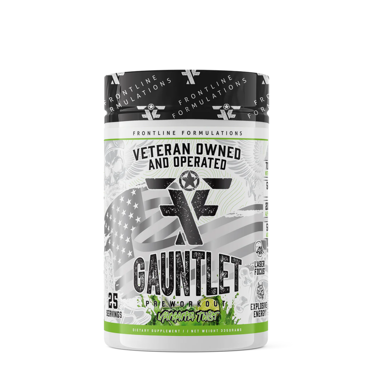 Gauntlet Pre-Workout Powder by Frontline Formulations