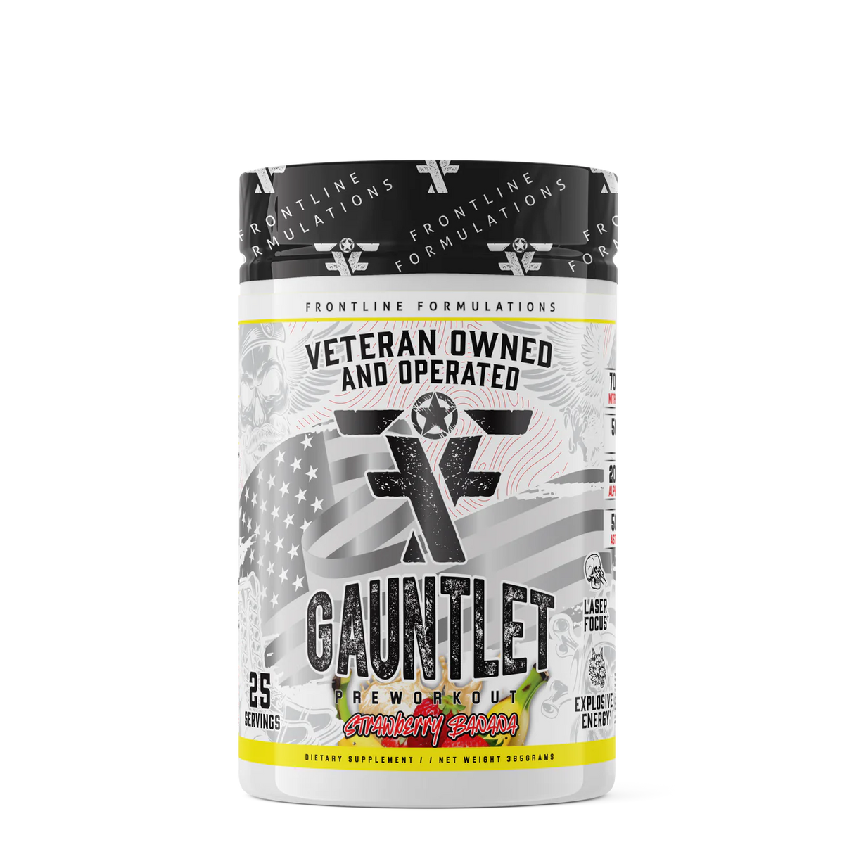 Gauntlet Pre-Workout Powder by Frontline Formulations