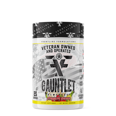 Frontline Formulations Gauntlet Pre-Workout Powder | Energy & Focus Support