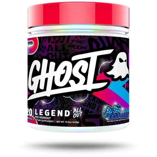 ghost All Out pre workout supplementBlue Raspberry