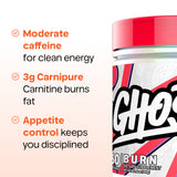 Ghost® Burn – 150 mg Natural Caffeine, 3 g Carnitine & Thermogenic Complex