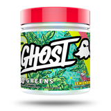 GHOST Greens Powder - 30 Servings - 19 Superfood Greens & Reds Powder, Fruits, Vegetables, Spirulina, & Chlorella, Prebiotics, 10 Billion CFU Probiotic & Digestive Enzymes - Gluten-Free