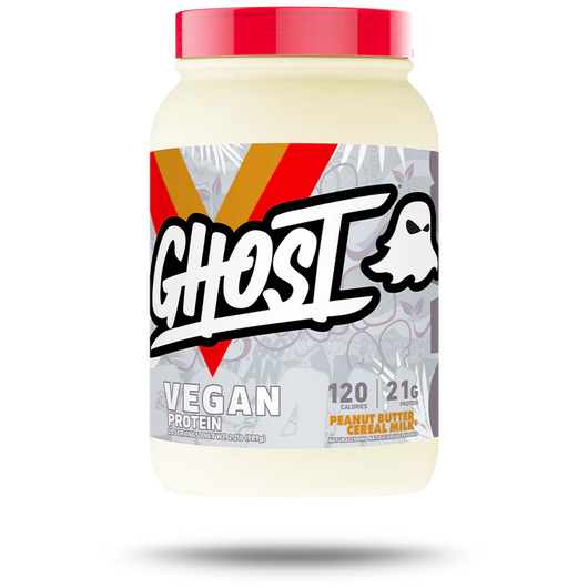 Ghost Vegan Protein powder in Peanut Butter Cereal Milk flavor