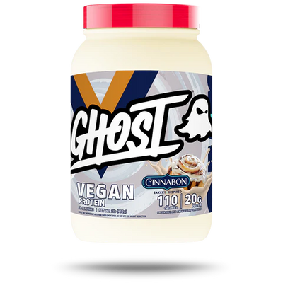 Ghost Vegan Protein powder in Cinnabon flavor 