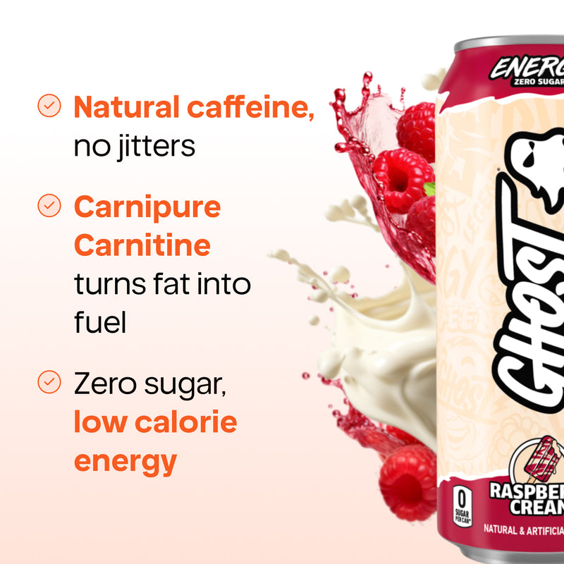 GHOST Energy Drink Zero Sugar, Low Calorie, L-Carnitine L-Tartrate Complete Health GHOST Energy Drink Zero Sugar, Low Calorie, L-Carnitine L-Tartrate Complete Health