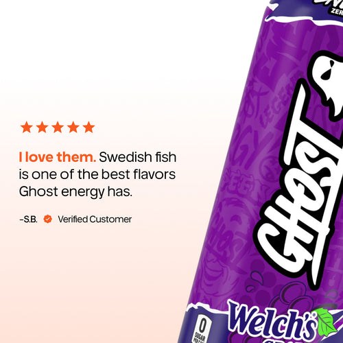 GHOST Energy – Zero Sugar, Low Calorie, Carnipure L-Carnitine - 12 pack cases