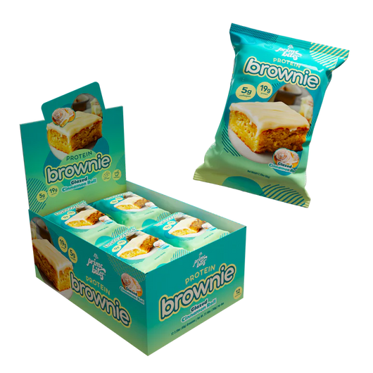 Alpha Prime Prime Bites Protein Brownies – 19g Whey, 5g Collagen, Low Sugar