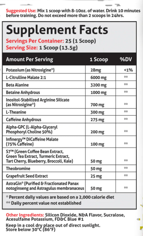 Frontline Formulations Gauntlet Pre-Workout Powder | Energy & Focus Support