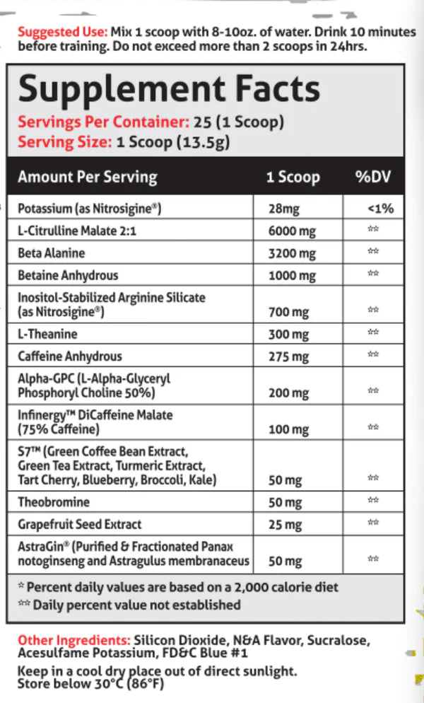 Frontline Formulations Gauntlet Pre-Workout Powder | Energy & Focus Support