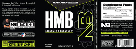 HMB Capsules by Nutra Bio