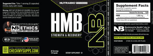 HMB Capsules by Nutra Bio