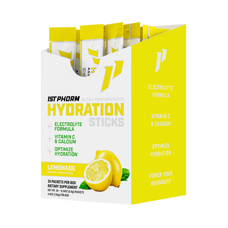 Hydration Sticks - Advanced Electrolyte Hydration Packet by 1stPhorm
