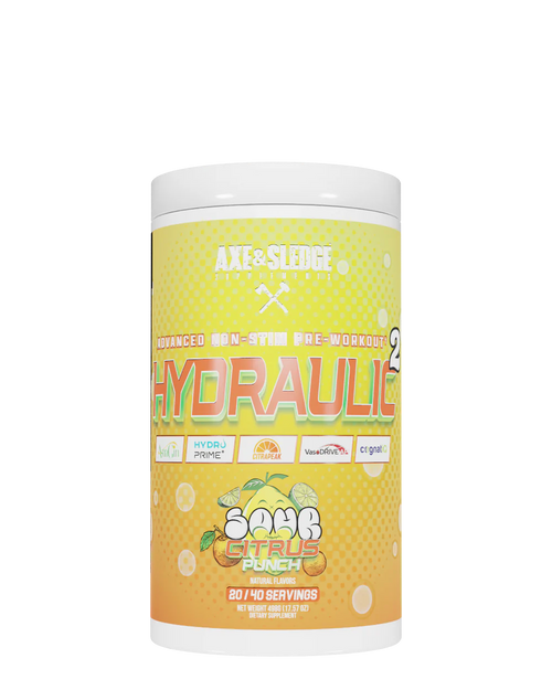 Axe & Sledge Supplements Hydraulic Stimulant-Free Pre-Workout Powder