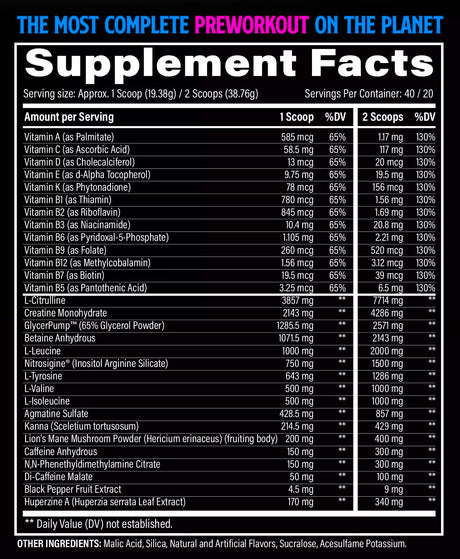 BZRK OVERDRIVE PRE-WORKOUT