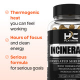 Incinerator Thermogenic Burner | Hardcore Platinum Weight Management