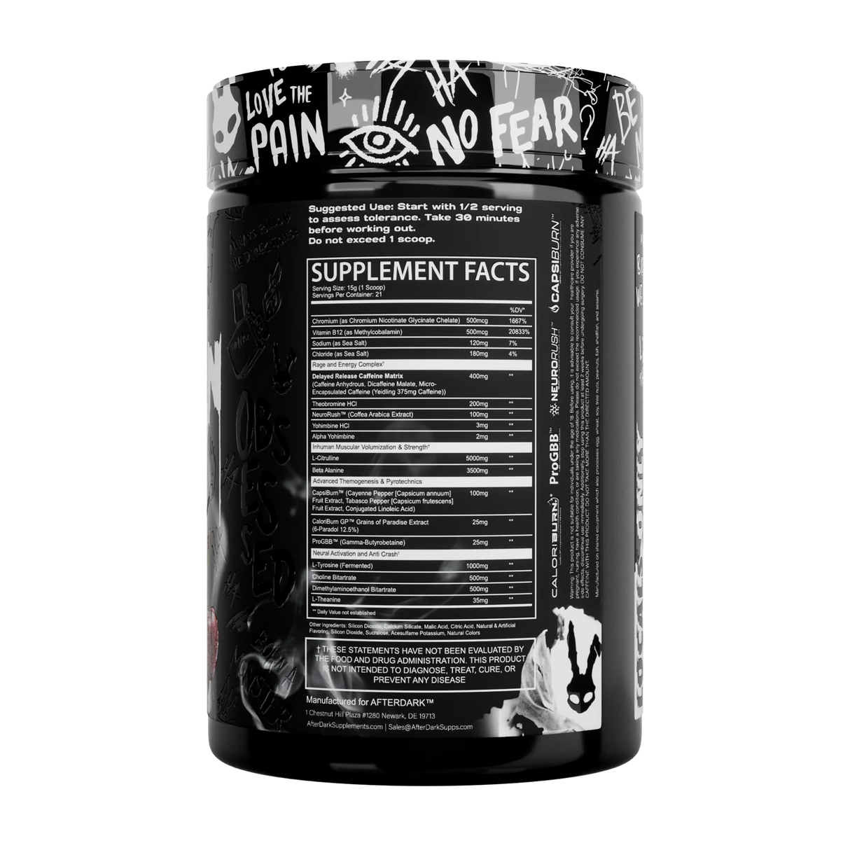 INHUMAN PYRO Pre-workout by After Dark