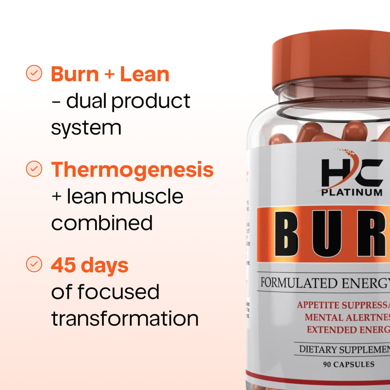 Metabolic Enhancer The Lean Stack | HC Burn + HC Lean (45-Day Cutting Protocol) – Complete ...