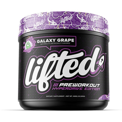 Lifted Hyperdrive Pre-Workout, 40 Servings Galaxy Grape