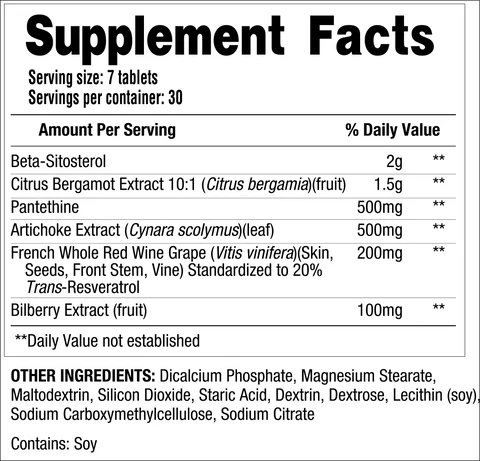 Lipid Support a health cholesterol balance by Revive