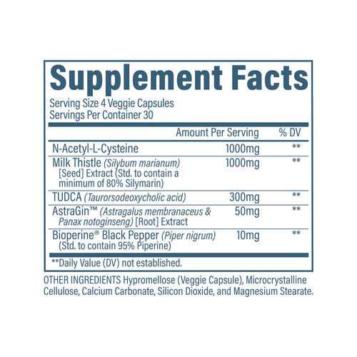 Revive MD Natural Liver Cleanse & Detox, Liver Health Support Formula - Milk Thistle Liver - Inflammation Reducer - 120 Capsules