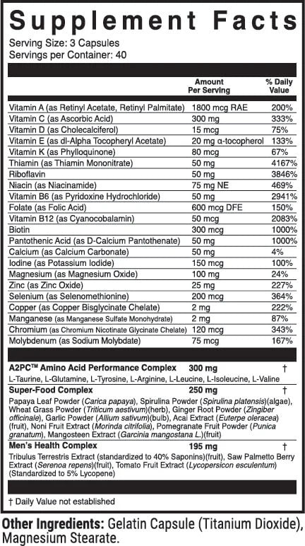 M-Factor Men Multivitamin for Men by 1stPhorm