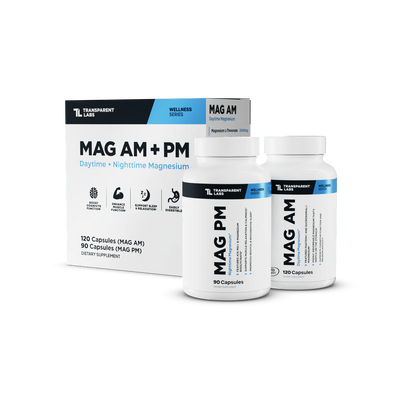 Transparent Labs Mag AM + PM | Magnesium Threonate, Taurinate and Bisglycinate