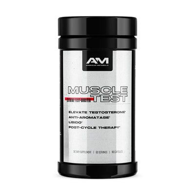 Muscle Test Testosterone Support with traditional herbal root extract and West African herbal extract