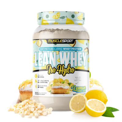 MuscleSport Lean Whey Protein Powder | 25g Isolate + MCT & L-Carnitine