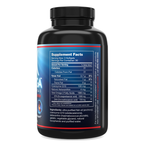 Myogenix Myomega Omega 3 with CoQ10 