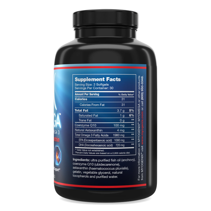 Myogenix Myomega Omega 3 with CoQ10 