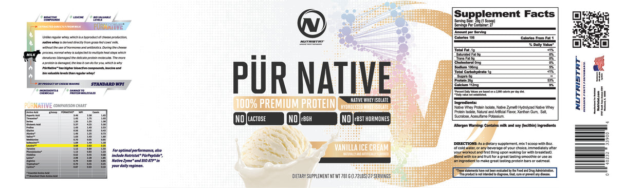 PÜR NATIVE™ Native Whey Isolate