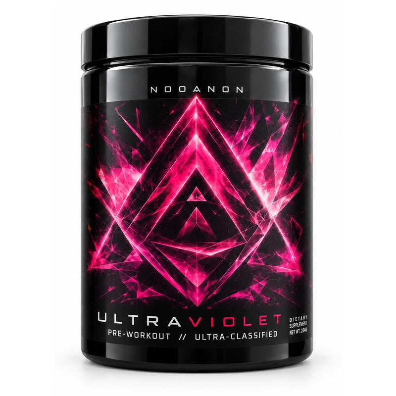 NooAnon UltraViolet Pre-Workout, 20 Servings Pink Star Candy