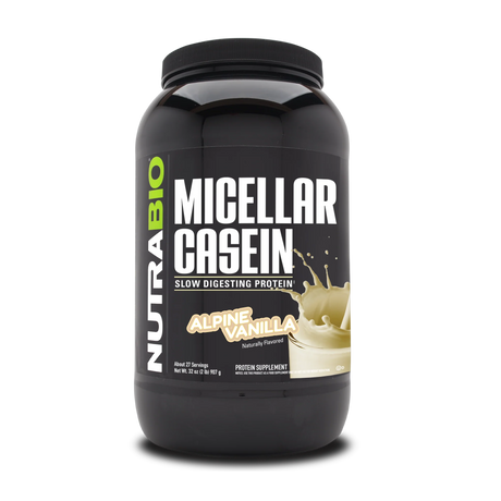 NutraBio Micellar Casein Protein Powder, 2 lbs