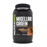 NutraBio Micellar Casein Protein Powder, 2 lbs