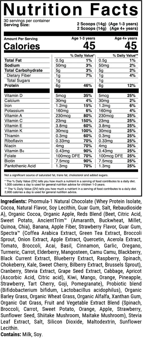 Opti-Kids Nutrition Shake for Kids by 1StPhorm