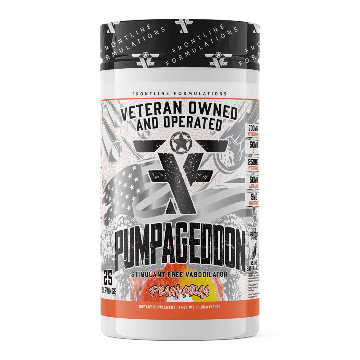 Pumpageddon, Non Stim Pre-Workout Powder, Explosive Workouts, Insane Endurance, Skin Splitting Pumps, Veteran Owned and Operated