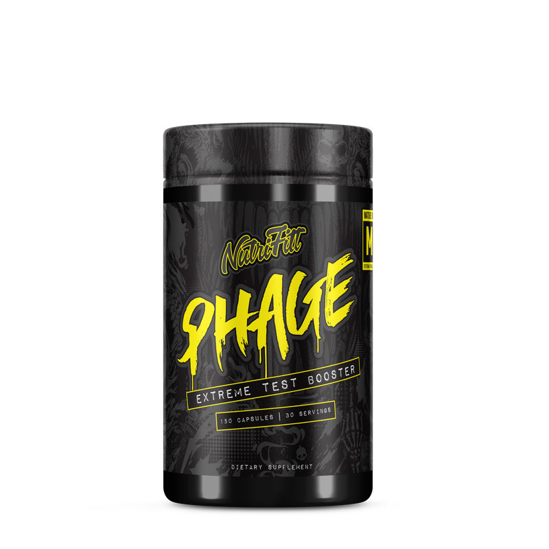 NutriFitt PHAGE Extreme Test Booster, Fadogia & Tongkat Ali, 30 Servings