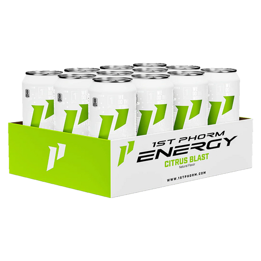1st Phorm Energy – Sugar-Free 200 mg Natural Caffeine + Nootropics | 12‑Pack