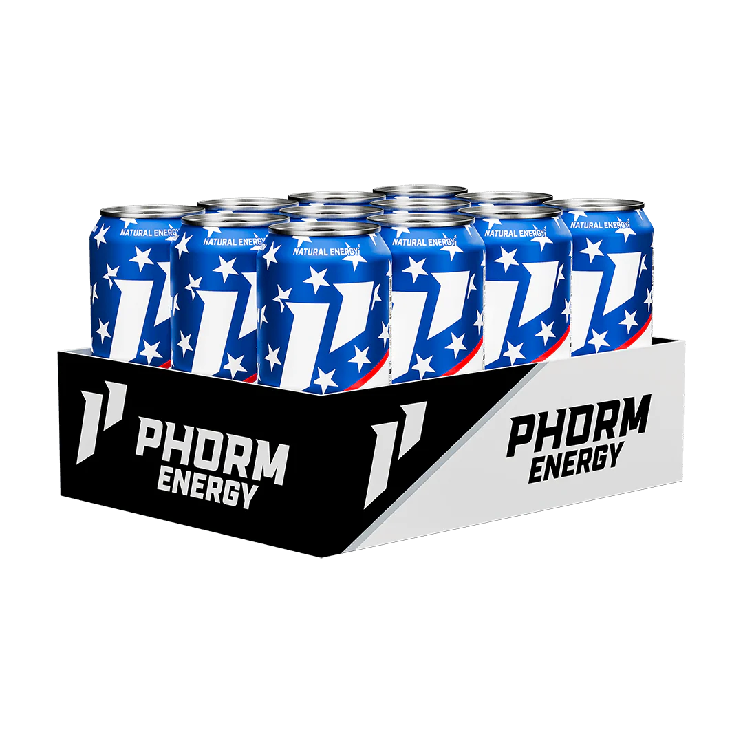 1st Phorm Energy – Sugar-Free 200 mg Natural Caffeine + Nootropics | 12‑Pack